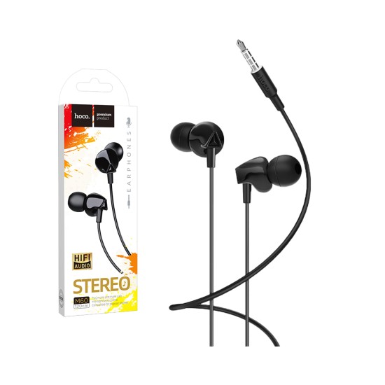 Hoco Universal Earphone M60 Perfect Sound Black